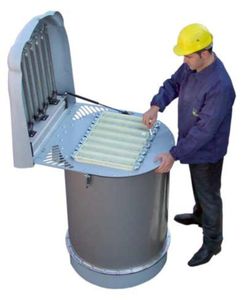 filtro ad aria / multisacco / ad aria compressa / per silo