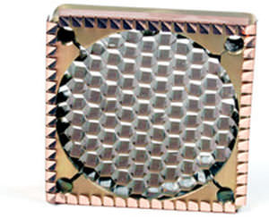 griglia di ventilazione in metallo / EMC / a nido d'ape