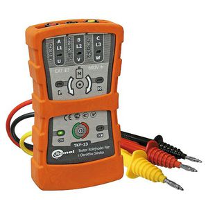 tester di tensione / di sequenza di fasi / di corrente AC / di motore