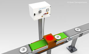 smagnetizzatore a tunnel / per pezzo singolo / compatto / per processi robotizzati