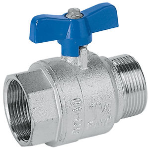 valvola a sfera / manuale / per gas / maschio-femmina