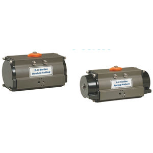 attuatore per valvola pneumatico / rotativo / a doppio effetto