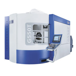 centro di tornitura-fresatura CNC / orizzontale / 5 assi / compatto