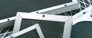 griglia di ventilazione in alluminio / a nido d'ape / EMC