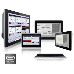 monitor a tenuta stagna / LCD / a tecnologia capacitiva proiettata / 1024 x 768