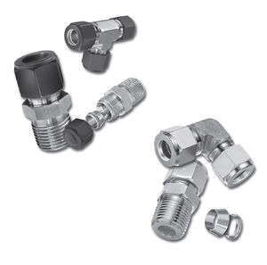 raccordo ad anello / a compressione / dritto / a gomito