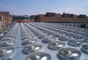 raffreddatore di liquido ventilato