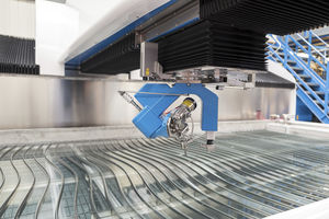 macchina da taglio a getto d'acqua / a getto d'acqua 3D / CNC / compatta