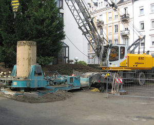 gru mobile / tralicciata / per cantiere di costruzione / idraulica
