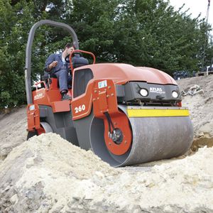 rullo compattatore tandem / a vibrazione / articolato