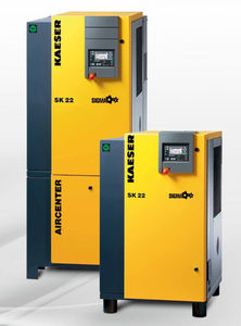 compressore d'aria / stazionario / con motore elettrico / a vite