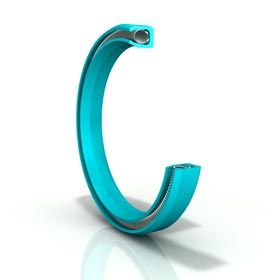 guarnizione a molla / a sezione circolare / in elastomero / di asta
