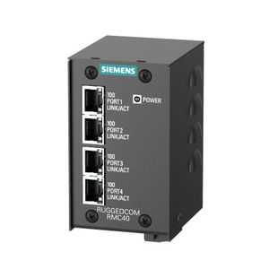 convertitore di media / in fibra ottica / Ethernet / 4 porte