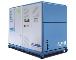 compressore d'aria / fisso / con motore elettrico / a vite