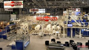 linea di estrusione film cast / per LDPE / multistrato / per plastica a bolle d'aria