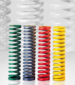 molla di compressione / a filo / in acciaio / DIN ISO 10243