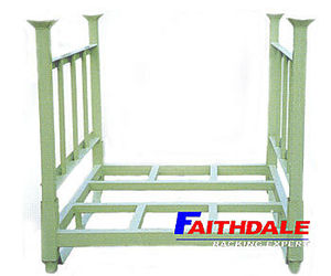 pallet in metallo / euro / di stoccaggio / accatastabile