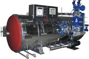 sterilizzatore di processo / a vapore / per l'industria agroalimentare