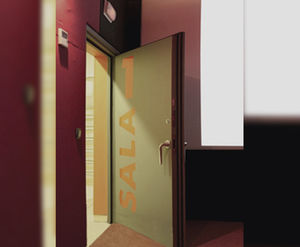 porte battenti / in metallo / per interno / per isolamento acustico