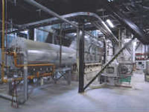 essiccatore a letto fluido / a tamburo / discontinuo / per l'industria chimica