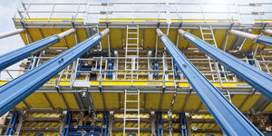 piattaforma da lavoro / sospesa / per cassero