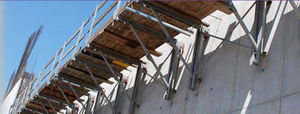 piattaforma da lavoro / sospesa / per cassero