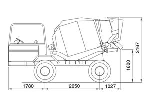 dumper gommato / idraulico / diesel / compatto