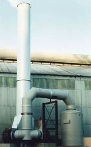 lavatore di gas a estrazione umida / a letti impaccati lavaggio / biologico / di elevata efficacia