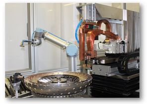 macchina equilibratrice automatico / verticale / dinamico / per ruote di turbine