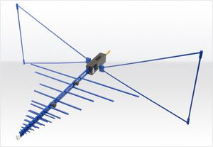 antenna radio / biconica / a log periodico / ibrida