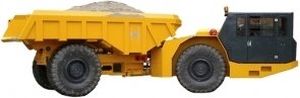 dumper articolato / diesel / per miniera sotterranea