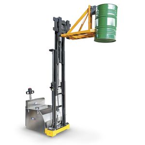 carrello per movimentazione / in metallo / porta-fusto / elettrico