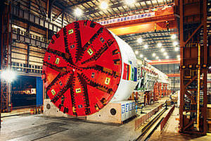 tunnel boring machine a scudo misto
