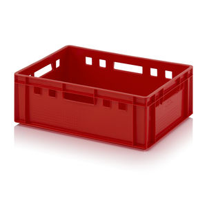 cassetta in plastica / di stoccaggio / per trasporto pesante / per prodotti alimentari