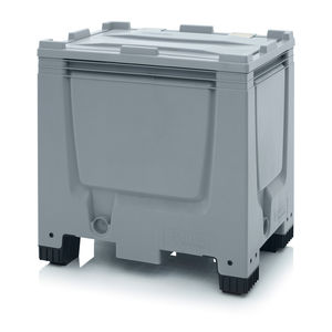 cassa-pallet in plastica / con coperchio