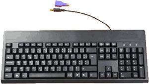 tastiera da ufficio / a tasti meccanici / con sistema di puntamento / Azerty