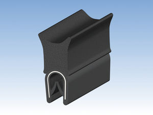 profilato in PVC / in EPDM / con scanalature / di tenuta