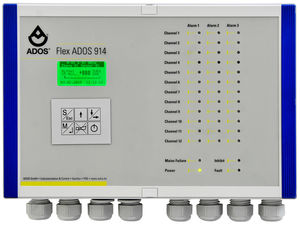 centrale di rilevazione gas display LCD / multicanale
