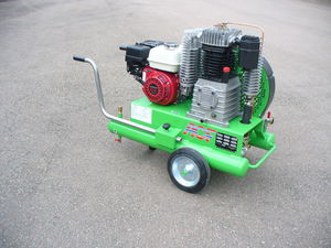compressore d'aria / mobile / a benzina / lubrificato