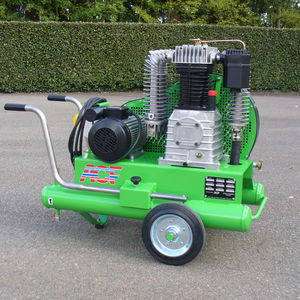compressore d'aria / mobile / con motore elettrico / lubrificato