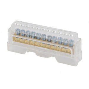 morsetto componibile con connessione a vite / a presa / unipolare / a bassa tensione