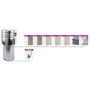 filtro ad aria / ad aria compressa / con cestello / ad alta pressione