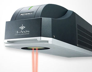 macchina di marcatura laser CO2 / a 3 assi / 3D