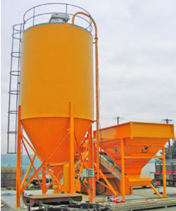 silo saldato / a cemento