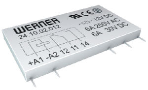 relè elettromeccanico slim / per circuito stampato / in ultraminiatura / compatto