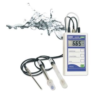 pHmetro portatile / da laboratorio / con compensazione automatica della temperatura / con display LCD