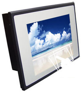 monitor LCD / con touch screen / 1024 x 768 / a parete