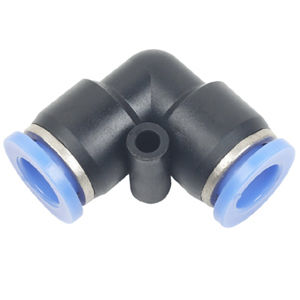 raccordo push-in / gomito a 90° / pneumatico / in plastica