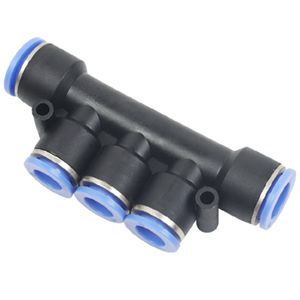 raccordo push-in / a T / pneumatico / unione