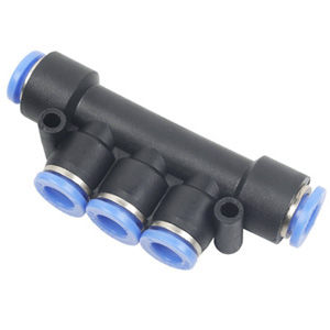 raccordo push-in / a T / pneumatico / in plastica
